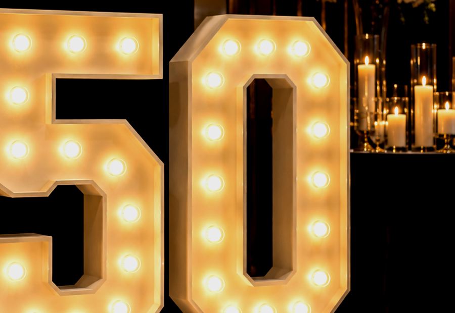 Oversized Birthday Number Rentals for a Cake Table, Welcome Area or Photo Spot