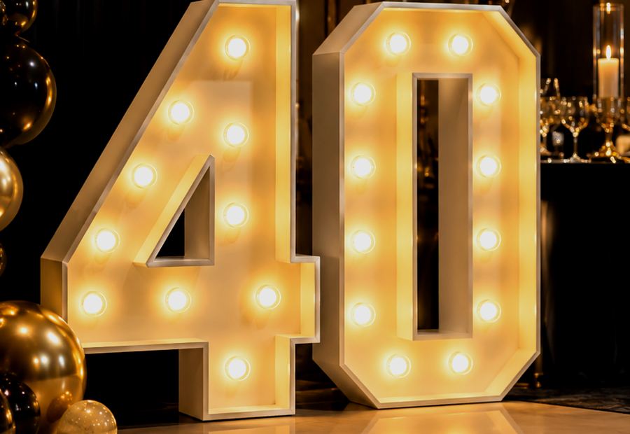 Marquee Number Rentals for Elegant Indoor Celebrations