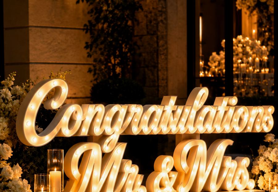 Marquee Number Rentals: Local Ideas for a More Intentional Celebration