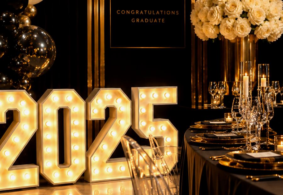 Graduation Party Rentals for a Cake Table, Welcome Area or Photo Spot